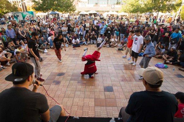 Breakdance at Urban Arts Festival