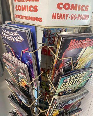 We have a lot of new comics on the racks... don't see what you're looking for? Just ask and we can set you up with a pull account.