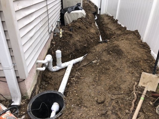 Sump pump drain