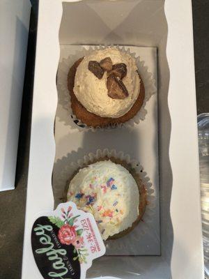 Peanut butter and Funfetti cupcakes