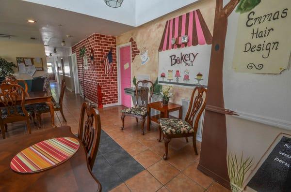 Inside photo of Brookwood Assisted Facility in Hudson, FL. This is the dining room of our Pasco County, FL assisted living home.