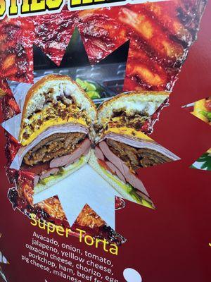 Super Tortas Estilo Hidalgo