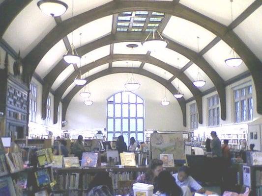 interior of branch, from Calumet St facing Midvale Ave