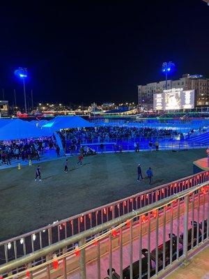 Activity area - for tubing or skating