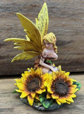 Sunflower Fairy Figurine