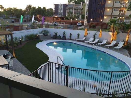 Pool has been recently renovated