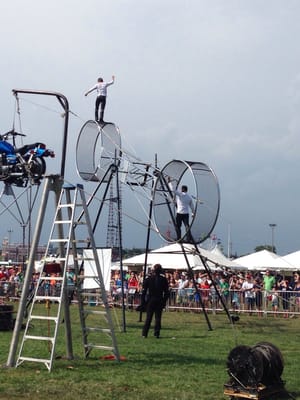 Motorcycle stunt show