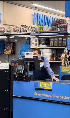 Walmart now hirs employees that yell at paying customers. I was beyond embarrassed as he hit his chest and yelled at me.