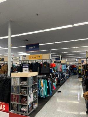 This is the men's section.