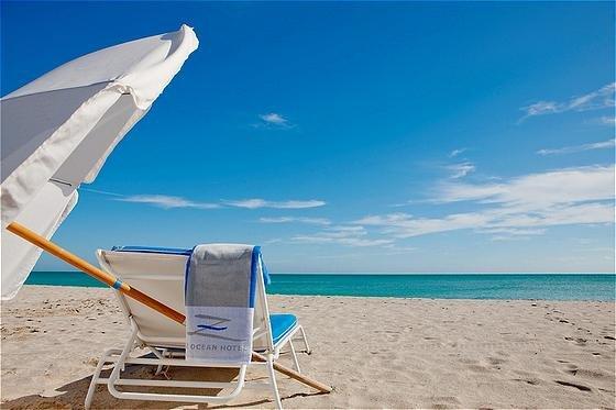 Private beach access, with complimentary beach chairs and umbrella