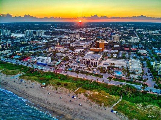 Sunset in Delray Beach!