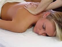 Massage for pain relief or stress reducing relaxation