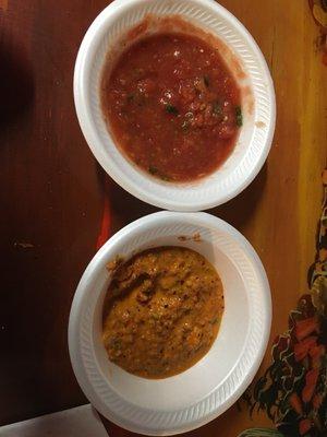 Regular vs awesome salsa