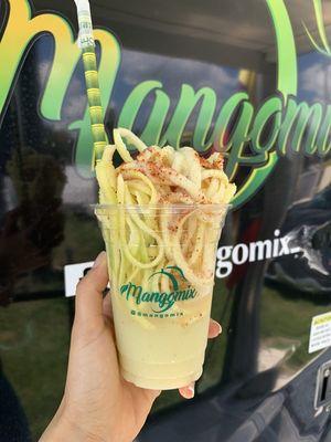 Mangomix frappe! Our mangobiche frappe directly from Cali Colombia