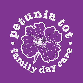 Petunia Tot day care logo design