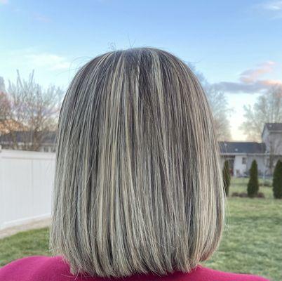 Highlights and Keratin Treatment