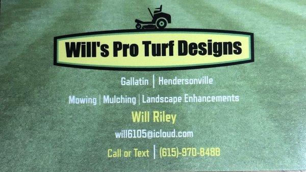 Wills Pro Turf Designs