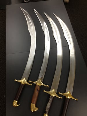 Swords shipped to East Coast