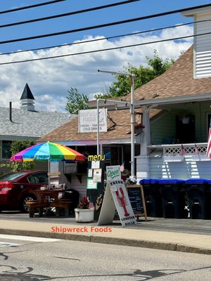 Front of Shipwreck Foods