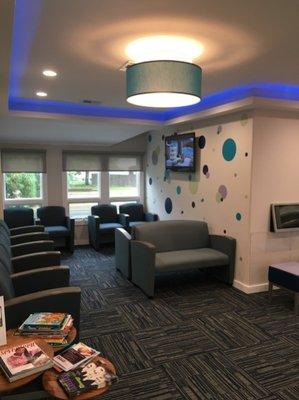 Waiting area at in East Brunswick, NJ at Central Jersey Pediatric Dentistry & Orthodontics