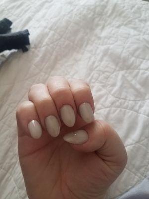 Nude almond acrylic set