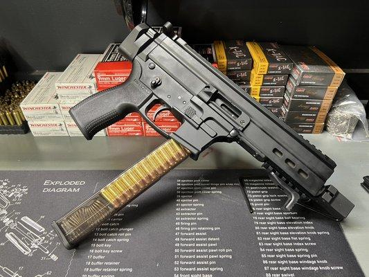 UTAS UT9 Mini Pistol with 33round magazine and a free box of ammo for $599!