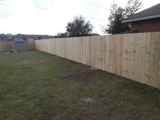 Fence Installation with True Fence and Roof