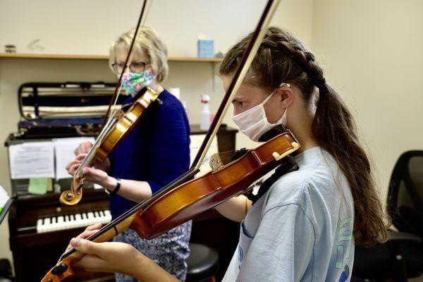 violin lesson