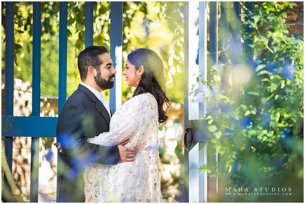 Chicago Botanic Garden Engagement Portrait