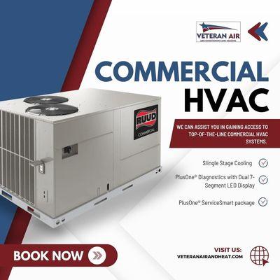 We can assist you in gaining access to top-of-the-line commercial HVAC systems