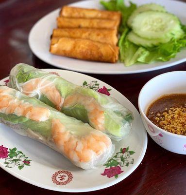 Fresh Spring Rolls + Egg Rolls