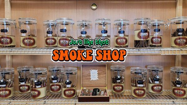 We carry a variety of Carolina Cigar Company flavored cigars. Stop on by for a visit.