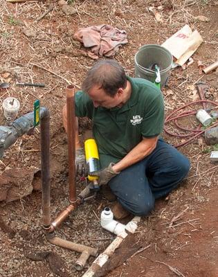 Mac's Plumbing does excellent work with copper pipes.