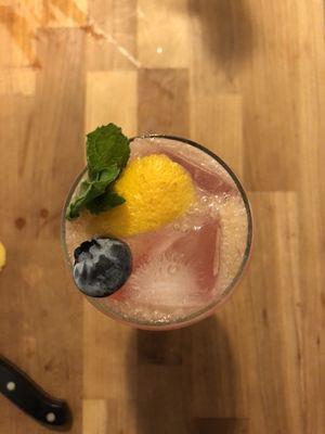 Sky view: blueberry lemonade