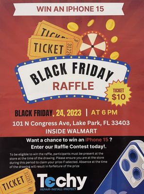 Black Friday Raffle -- Scan the QR Code today