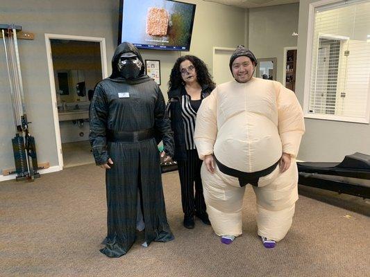 Halloween 2019. Staff having fun