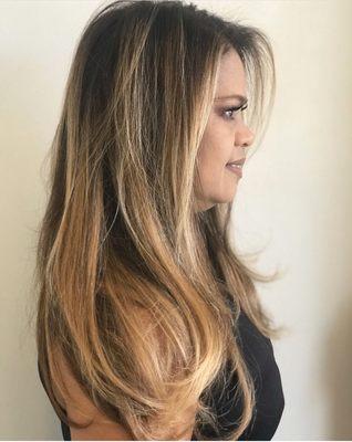 Hotheads extensions base and balayage