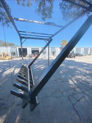 Large aluminum swing canopy