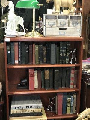 Antique books and beautiful book cases