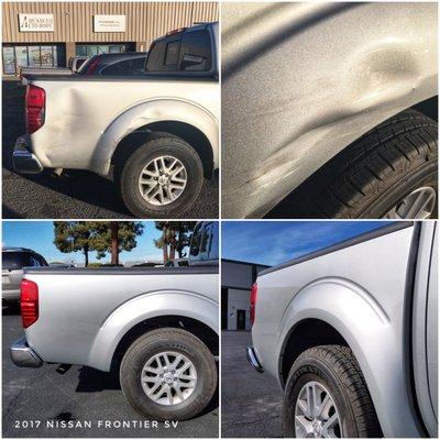 2017 NISSAN FRONTIER SIDE PANEL REPAIR