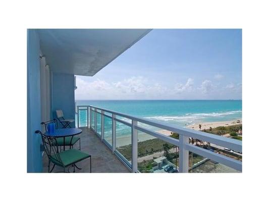 Collins Condos View from balcony in Miami Beach, FL