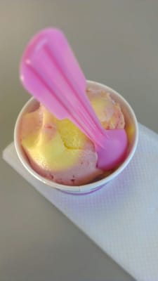 Lemonade sorbet :)