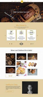 Big Smile Food Website Design