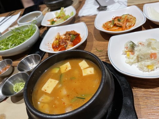 Doenjang jigae came with the specials