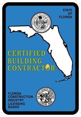 FL State Certified Licensed Building Contractor