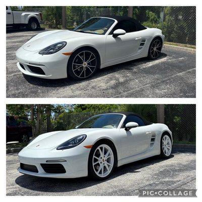 Before and After to Gloss White