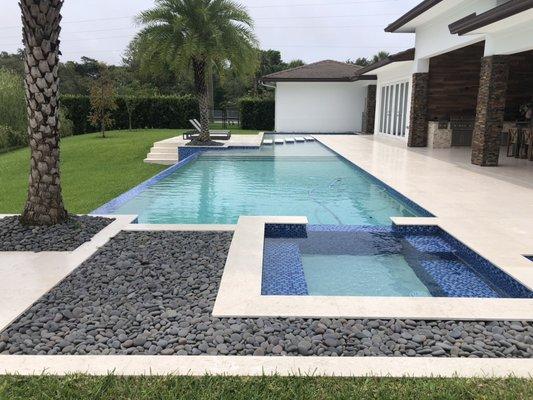 Modern Pool Installation