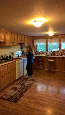 Blue Spruce - kitchen again - lots of cabinet space