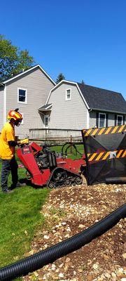 Stump grinding