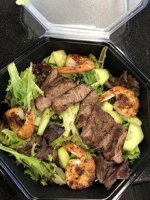 Steak & Shrimp Salad